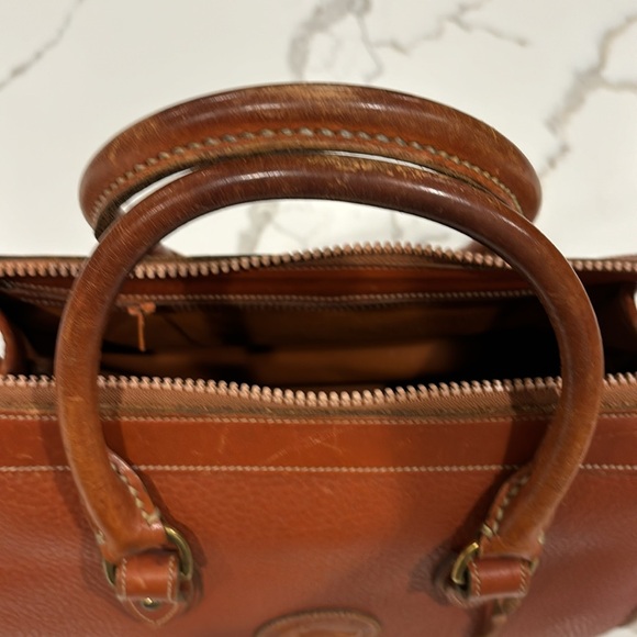 Dooney & Bourke Terracotta Leather Vintage Satchel - Picture 6 of 6